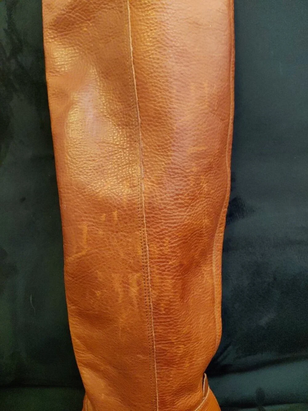LUCKY BRAND Azoola Whiskey Tall Knee High Leather Boots Shoes Size US 6.5